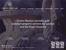 Tablet Screenshot of crownmayfair.com